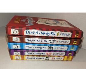 Lot 7 Diary Of A Wimpy Kid Hardcover Teen Books Jeff Kinney NEW